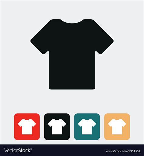 T shirt icon Royalty Free Vector Image - VectorStock