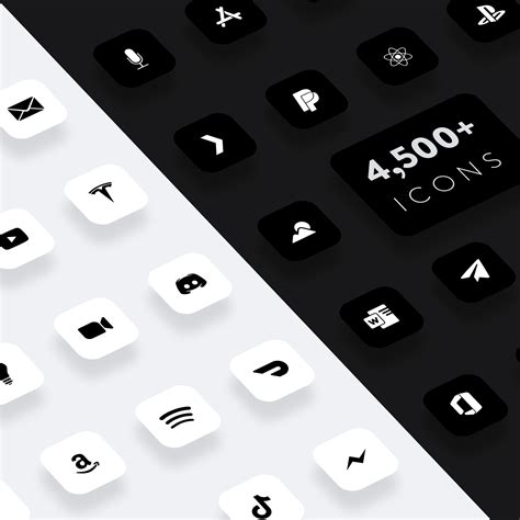 Black And White Ios Icons Pack / Aesthetic Black Ios 14 App Icons Pack ...