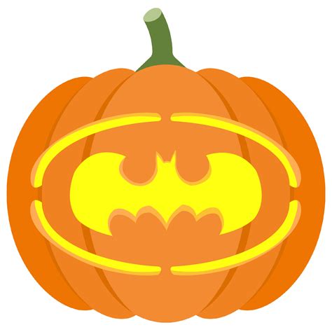 Batman Sign Pumpkin Stencil | Free Printable Papercraft Templates