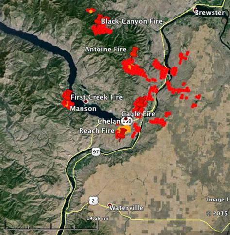 Five fires in Chelan, Washington area, evacuations ordered - Wildfire Today