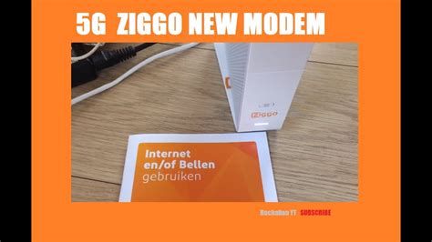 5G ZIGGO NIEUWE MODEM WIFI INTERNET TV AND CABLE PC - YouTube