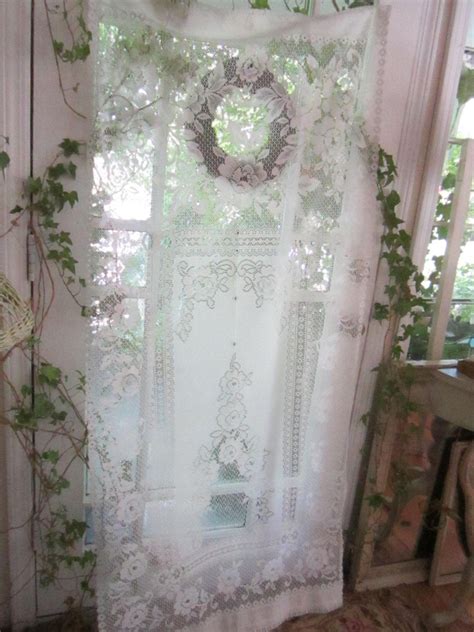 Vintage inspired Victorian lace curtain by Vintagewhitecottage, $38.00 ...