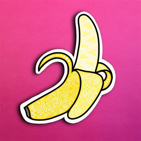 Banana Sticker (WATERPROOF)