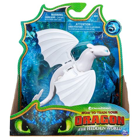 DreamWorks Dragons Lightfury Dragon Figure with Moving Parts | How ...