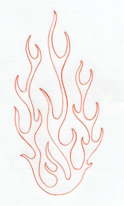 How To Draw Flames