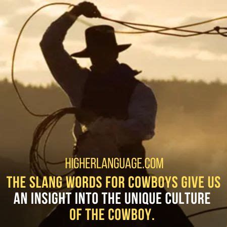 13 Popular Slang Words For Cowboys