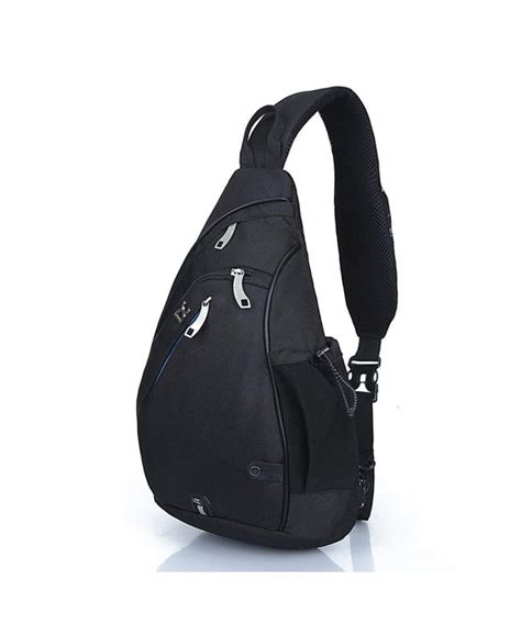 Crossbody Backpack Waterproof Lightweight - black1 - CB18DWCGN23