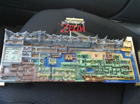 The Original 'Legend Of Zelda' Map Gets Gorgeous 3D Printing