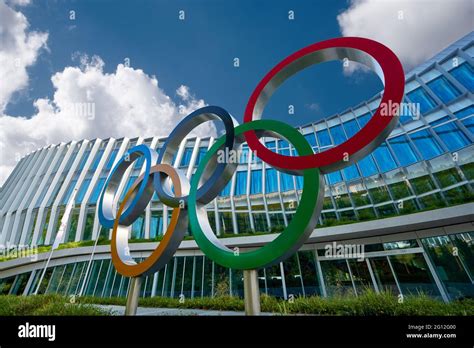 Olympic committee headquarters in Lausanne, Switzerland Stock Photo - Alamy