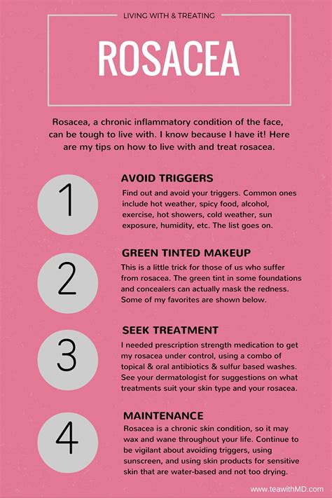 Living with and Fighting Rosacea - Tea with MD - your guide to health and beauty