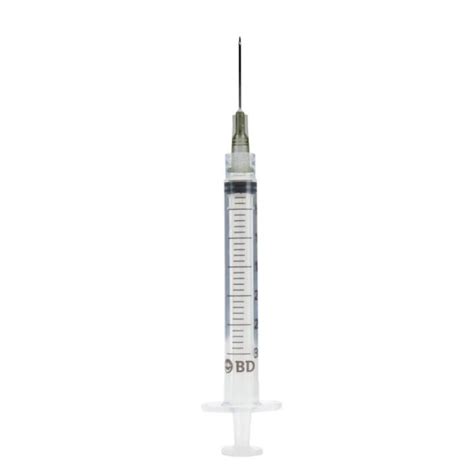 22g, 1" Needle - 3cc/3ml Syringe - Syringes with Needles - Clinical ...