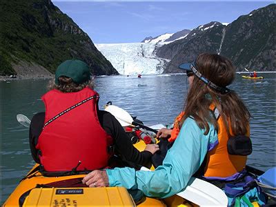 Looking at Holgate Glacier in Holgate Arm, Aialik Bay, Kenai Fjords National Park