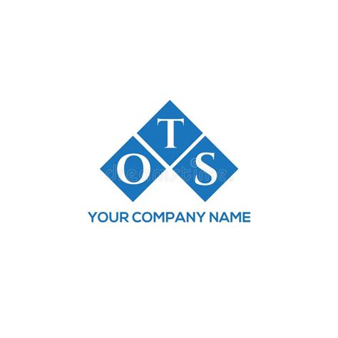 OTS Letter Logo Design on White Background. OTS Creative Initials Letter Logo Concept Stock ...