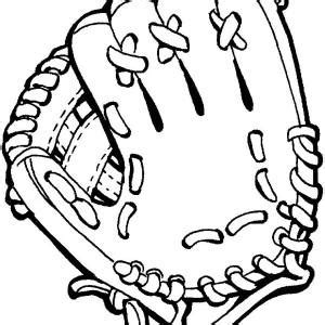 clip art baseball glove outline - Clip Art Library