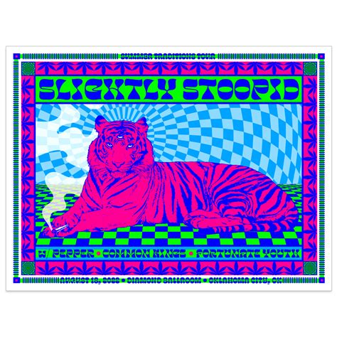 8/18 Oklahoma City, OK - SHOW POSTER - Regular & Foil | Shop the Slightly Stoopid Official Store