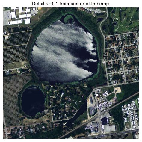 Aerial Photography Map of Lake Alfred, FL Florida