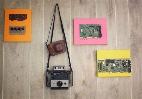 Geekery Wall Art Upcycled Computer Parts with Emboidery Needlework. $9.00, via Etsy. | Etsy ...