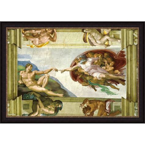 Michelangelo Buonarroti Creation Of Adam - BRAINCP