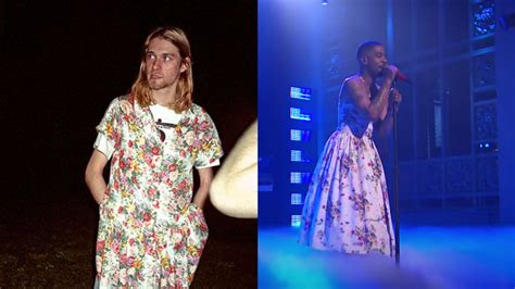 Kid Cudi Pays Tribute To Kurt Cobain, Donning Floral Summer Dress On SNL