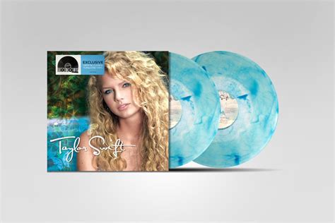 Taylor Swift Debut Album RSD Exclusive Turquoise Vinyl 2LP (US Version), 興趣及遊戲, 音樂、樂器 & 配件, 音樂與 ...