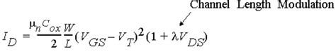 What is Channel-Lenght Modulation in MOSFETs? - Mis Circuitos