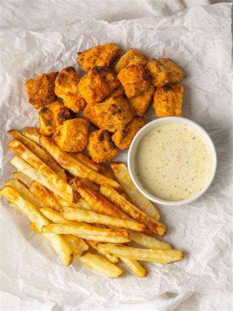 Air Fryer Fish Nuggets - Mad About Food