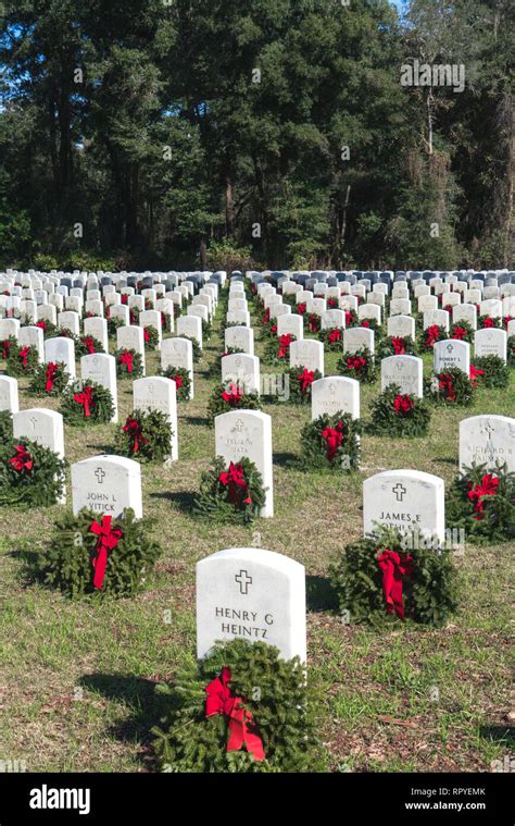 National Cemetery in Bushnell Florida Stock Photo - Alamy