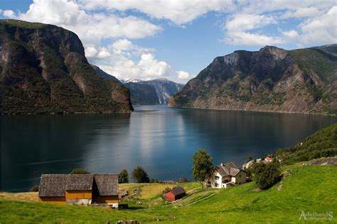 Aurlandsfjord near Aurland, Norway