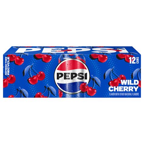 Save on Pepsi Wild Cherry Cola Soda - 12 pk Order Online Delivery ...