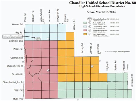 Chandler Unified School District Map ~ Phoenix East Valley Real Estate