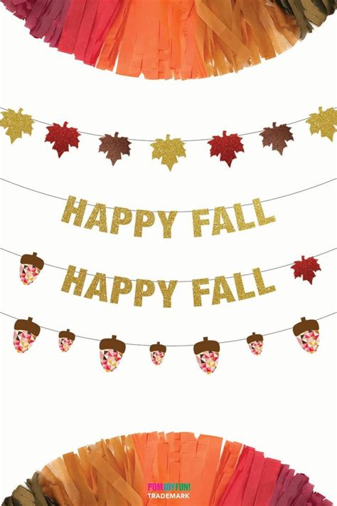 Happy Fall Banner happy fall y'all fall little pumpkin | Etsy