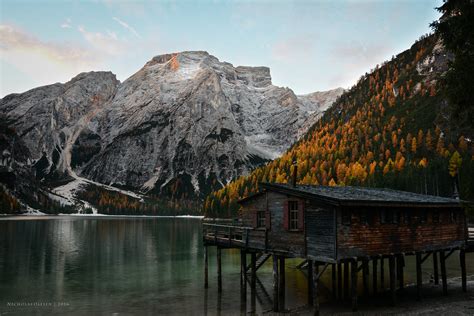 Dolomites – Lago di Braies Sunrise – A Colorful Affair