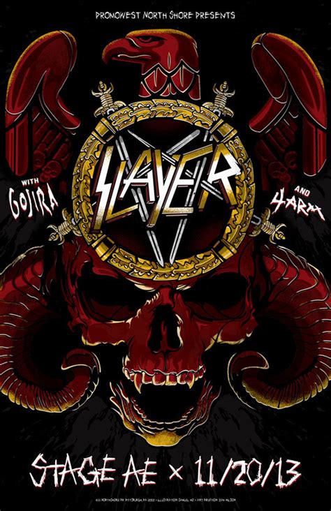 Slayer Gig Poster on Behance