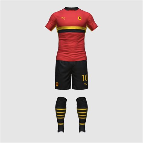 Angola National Team Home Kit Concept 2022/2024 - FIFA 23 Kit Creator ...