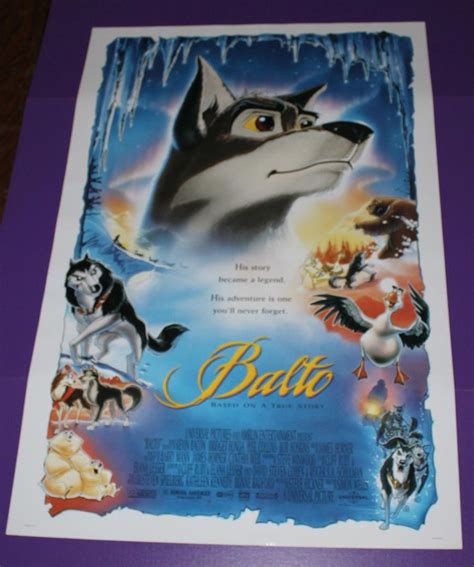 BALTO MOVIE POSTER ORIGINAL ONE SHEET ROLLED | #1799667878