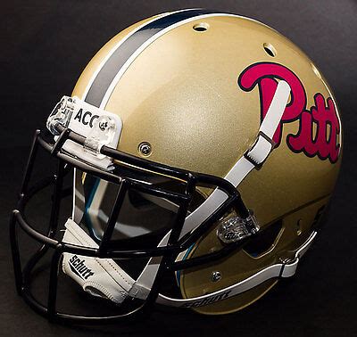 PITTSBURGH PITT PANTHERS Football Helmet | eBay