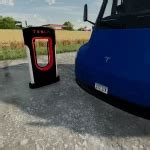 TESLA ELECTRIC CHARGING STATION V1.0 – FS22 mod