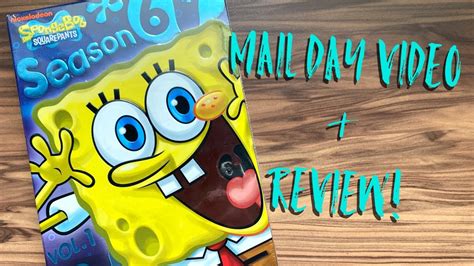 SpongeBob Season 6 Volume 1 DVD Boxset (2009) Mail Day & Review - YouTube