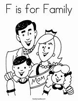 Happy Family Coloring Pages sketch template