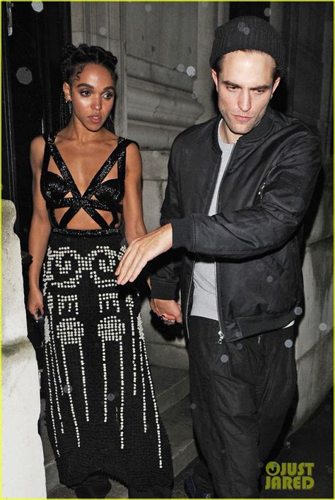 Full Sized Photo of robert pattinson fka twigs hold hands at brit ...