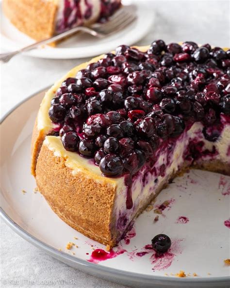 Easy Blueberry Cheesecake - The Loopy Whisk