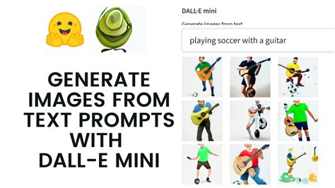 Easily Generate Images from text prompts with Dall-e Mini on Huggingface spaces - YouTube