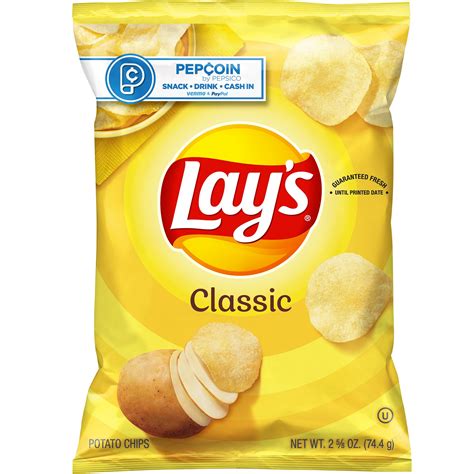 Lay's Classic Potato Chips, 2.625 oz Bag - Walmart.com