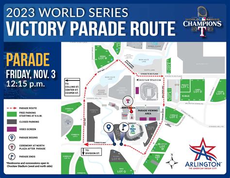 Texas Rangers Parade Parking 2024 - Abbye Annissa