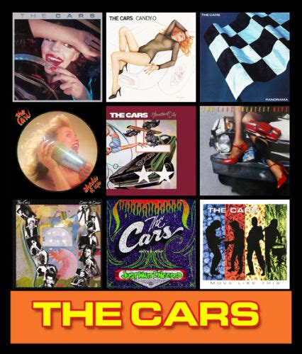 THE CARS album cover discography magnet (3" X 4.5") candy-o panorama ...