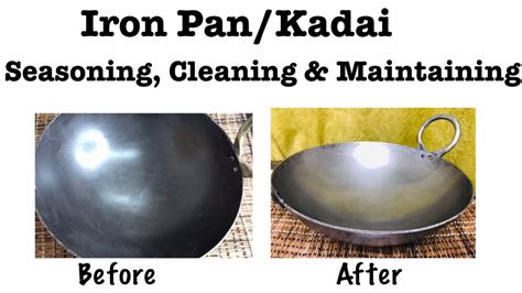 Iron kadai/pan seasoning in 3 steps easy tips & tricks | How to ...