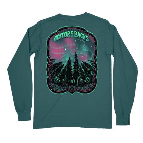 Northern Lights Long Sleeve (Spruce) – Nature Backs