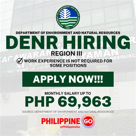 DENR Region 3 Hiring: Job Openings until August 1, 2022 | Philippine Go