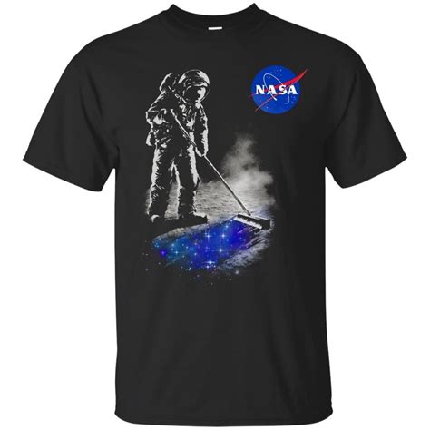 Nasa Tshirt Astronaut Galaxy Sweeper T-shirt - Amyna