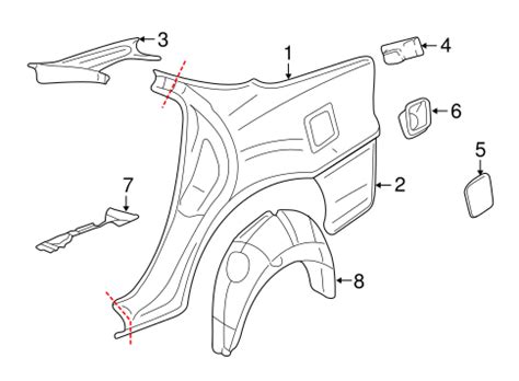 QUARTER PANEL & COMPONENTS for 2004 Chevrolet Impala | GMPartsOutlet.net